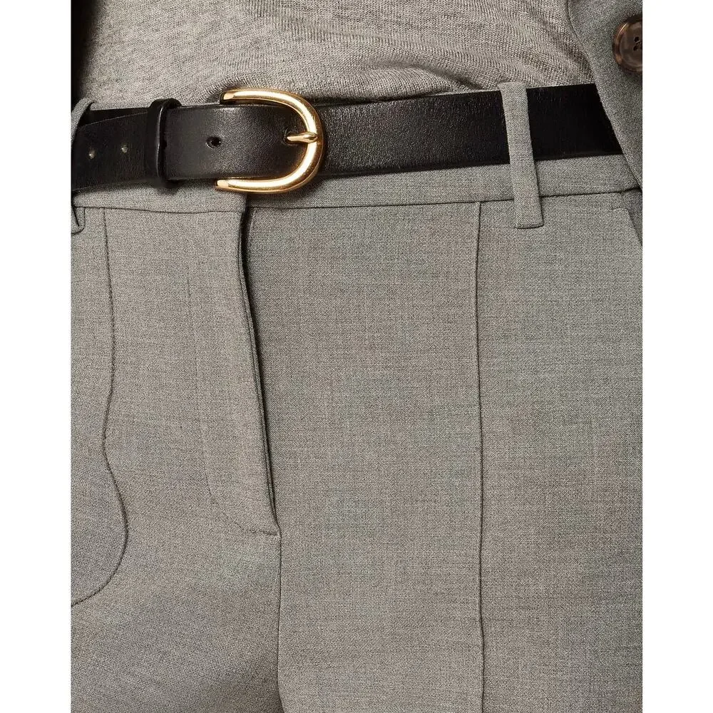 J. Crew Natalia pant in four-season stretch Heather Smoked Graphite NWT size 00P